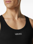 Logo Versace Logo Coppia in cotone a costine