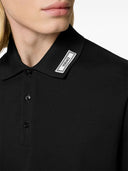 Versace Logo Piquet Polo Shirt