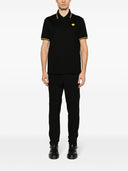 Versace Logo Piquet Polo Shirt