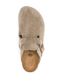 Zapatillas de cuero Birkenstock Boston de gamuza