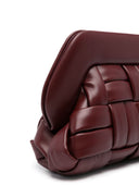 Themoire' Tia Weaved Vegan Leather Clutch