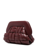Themoire' Tia Weaved Vegan Leather Clutch