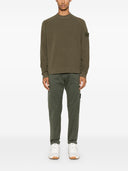 Stone Island Logo bomullssweatshirt