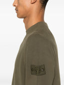 Stone Island Logo bomullssweatshirt