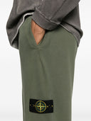 Pantaloni della tuta in cotone logo dell'isola di pietra