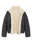 Saint Laurent Nylon Shearling Down Jacket