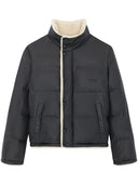 Saint Laurent Nylon Shearling Down Jacket