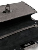 Valentino Garavani Rockstud Small Laminated Leather Shoulder Bag