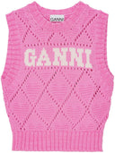 Gilet de mélange de coton ganni
