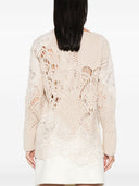 Ermanno Scervino Lace Oversized Sweater