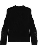 Ermanno Scervino Embroidered Wool Sweater