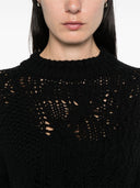 Ermanno Scervino Embroidered Wool Sweater