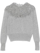 Ermanno Scervino Embroidered Wool Sweater