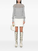 Ermanno Scervino Embroidered Wool Sweater