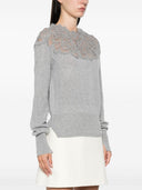 Ermanno Scervino Embroidered Wool Sweater