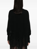 Maglione di lana ricamato in lana ricamato da Ermanno