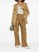 Trench di cotone burberry