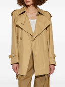 Trench di cotone burberry