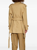 Trench di cotone burberry