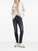 Brunello Cucinelli Cashmere Sweater Wiht Precious Half Zip