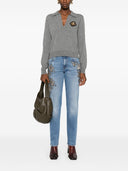 Ermanno Firenze Embroidered Denim Jeans