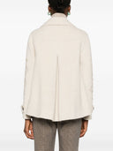 Ermanno Firenze Wool Short Trench Coat