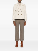 Ermanno Firenze Wool Short Trench Coat