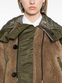 Sacai Faux Shearling Blouson Jacket