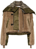 Sacai Faux Shearling Blouson Jacket