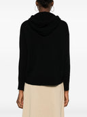 S Con cappuccio di lana del logo Max Mara