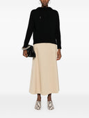 S Con cappuccio di lana del logo Max Mara