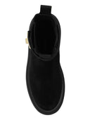 Dolce & Gabbana Suede Leather Chelsea Boots
