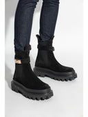Dolce & Gabbana Suede Leather Chelsea Boots