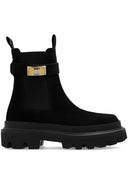 Dolce & Gabbana Suede Leather Chelsea Boots