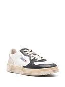 Sneaker in pelle bassa super vintage automatica