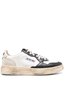 Sneaker in pelle bassa super vintage automatica
