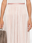 Forte forte lamé Pied de Poule Long jupe