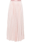 Forte forte lamé Pied de Poule Long jupe