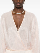 Forte Forte Lamé Pied De Poule Crossed Shirt