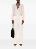 Forte Forte Lamé Pied De Poule Crossed Shirt