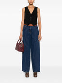 Jeans di denim a gamba larga Forte Forte
