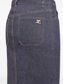 Courreges Denim Midi Skirt