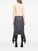 Courreges Denim Midi Skirt