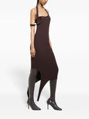 Courreges Undressed Ribbed Midi Dress