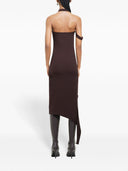 Courreges Undressed Ribbed Midi Dress