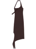 Courreges Undressed Ribbed Midi Dress