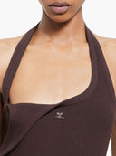 Courreges Undressed Ribbed Midi Dress