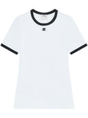 Courreges Pre Logo Cotton T Shirt
