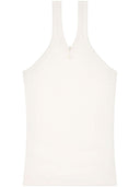 Courreges Pre Criss Cross Cotton Tank Top