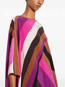 Caftan in seta stampata a pucci